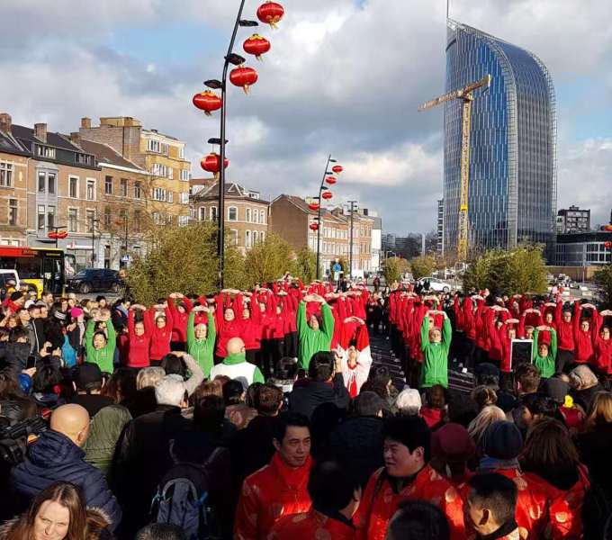 Health Qigong Appears in Belgium China Year Activities