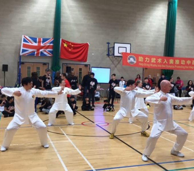 英国健身气功联合会助力“英国百家侨团助力武术入奥活动”启动仪式