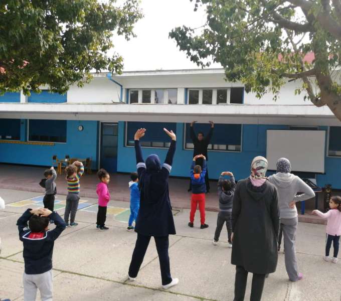 健身气功进入摩洛哥小学校