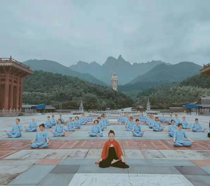 第二届中法健身文化周在九华山举办
